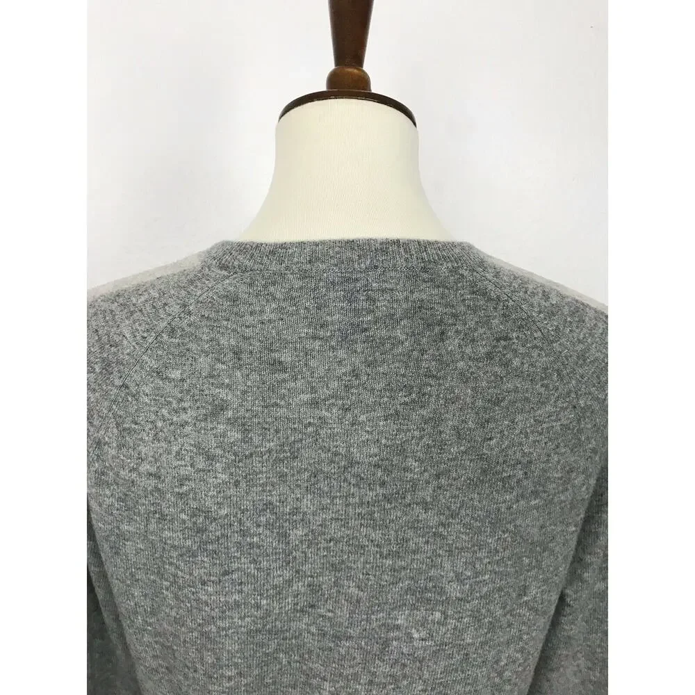 J. Crew Pullover Stripe Print Sweater Wool Cashmere